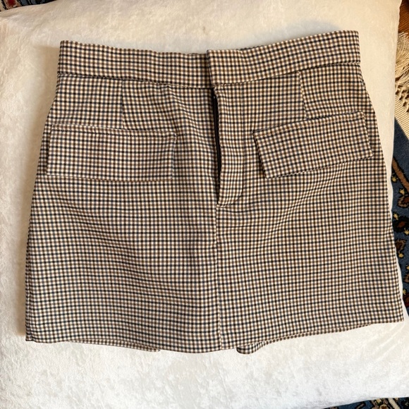 Zara Pants - Zara Plaid Mini Skort